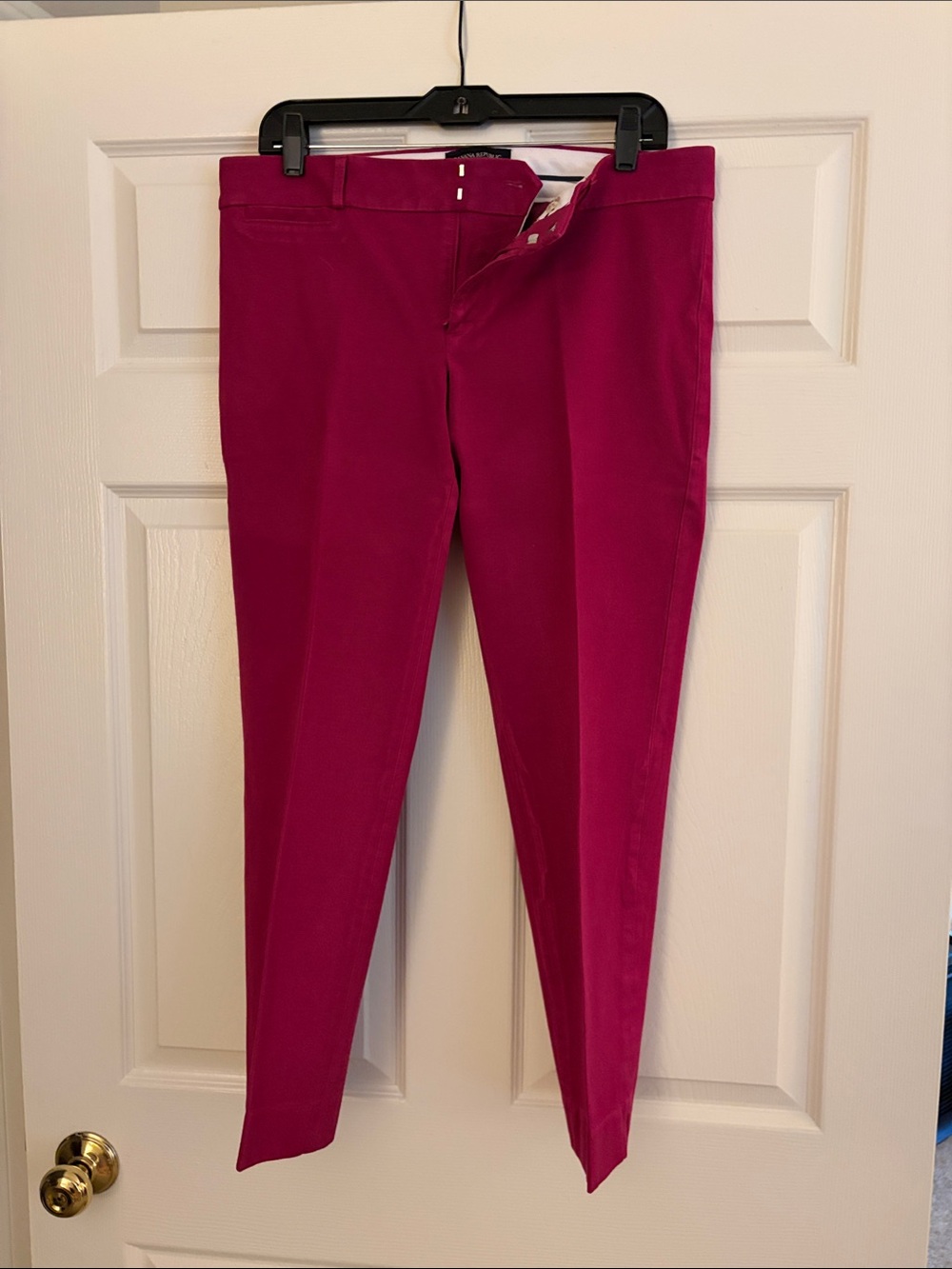 Banana Republic Fuchsia Ankle-Length Pants